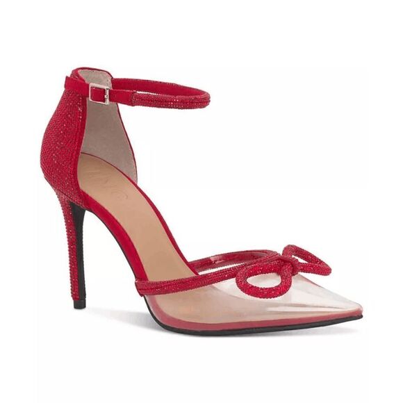 I.N.C. INTERNATIONAL CONCEPTS Women's Lidani Pointed-Toe Clear Vinyl Pumps 6 - Picture 1 of 11